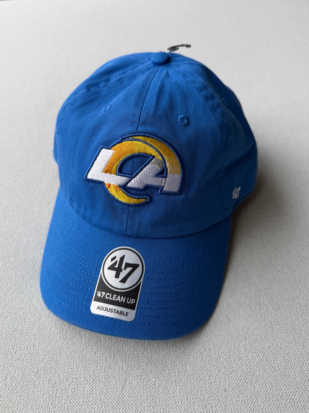 Unisex ‘47 Royal Blue Los Angeles Rams NFL Embroidered Adjustable Logo Hat OSFA